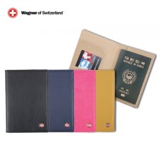 스위스와그너 가죽&샤무드 여권지갑