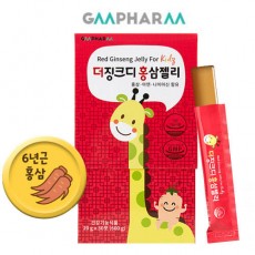 [지엠팜] 더징크디 홍삼젤리 30포 (어린이/ 홍삼+아연+나이아신)