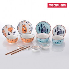 [네오플램] 휘바 2인 도자기 14p 식기세트