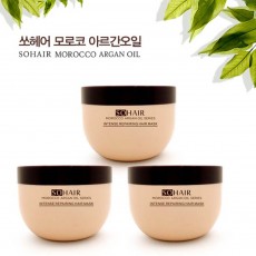 쏘헤어 모로코 아르간 오일 인텐스 리페어링 헤어마스크 300㎖ x 3개 묶음