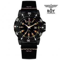 BOY LONDON 보이런던 남성 가죽 밴드시계 BLD753ORBK